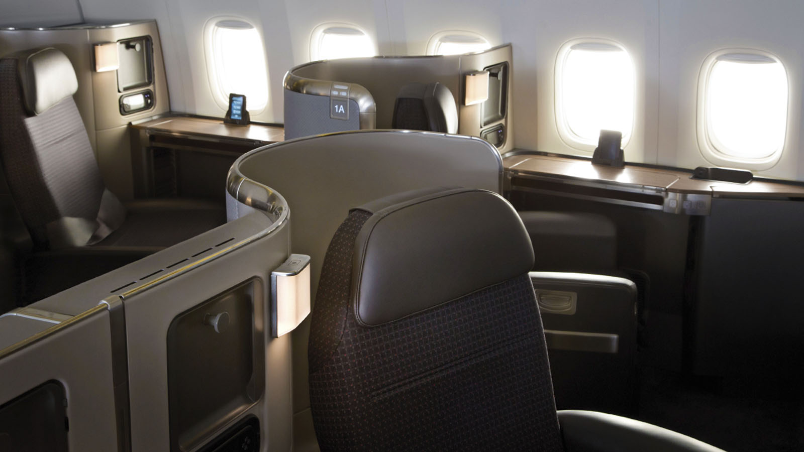Cabin in American Airlines Flagship First