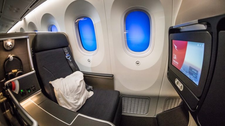 Qantas 787 Business Class