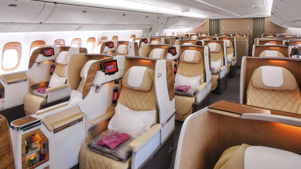 Emirates 777 New Business Class