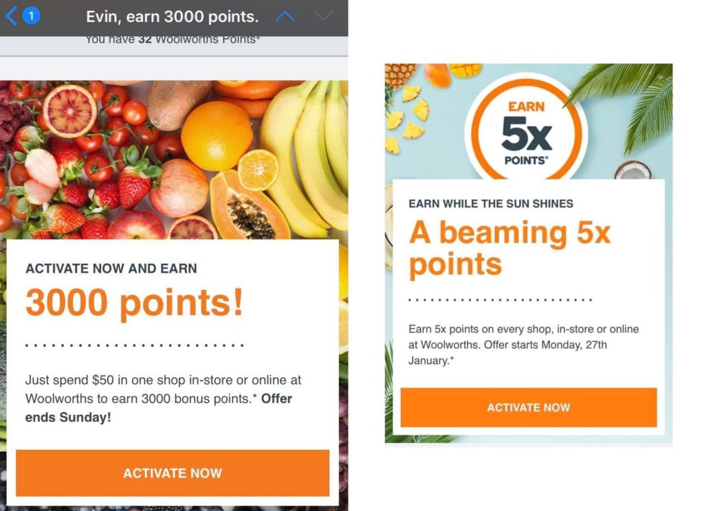 Bonus Everyday Rewards