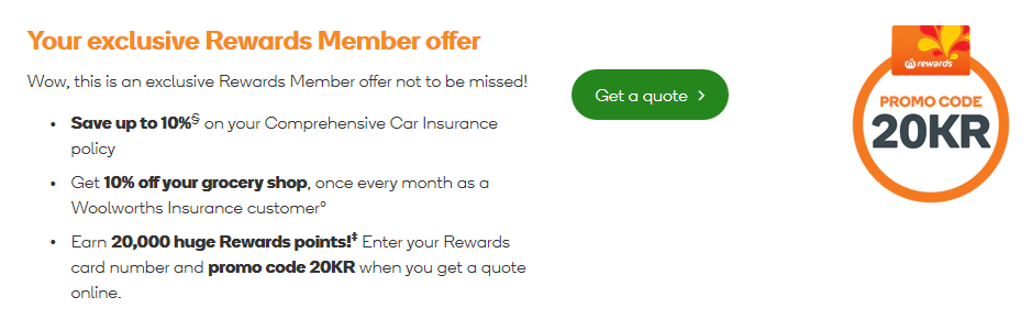 Woolworths Everyday Rewards Promotions