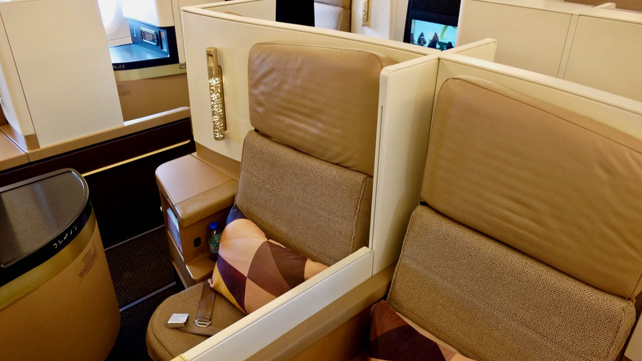 Etihad A380 Business Class