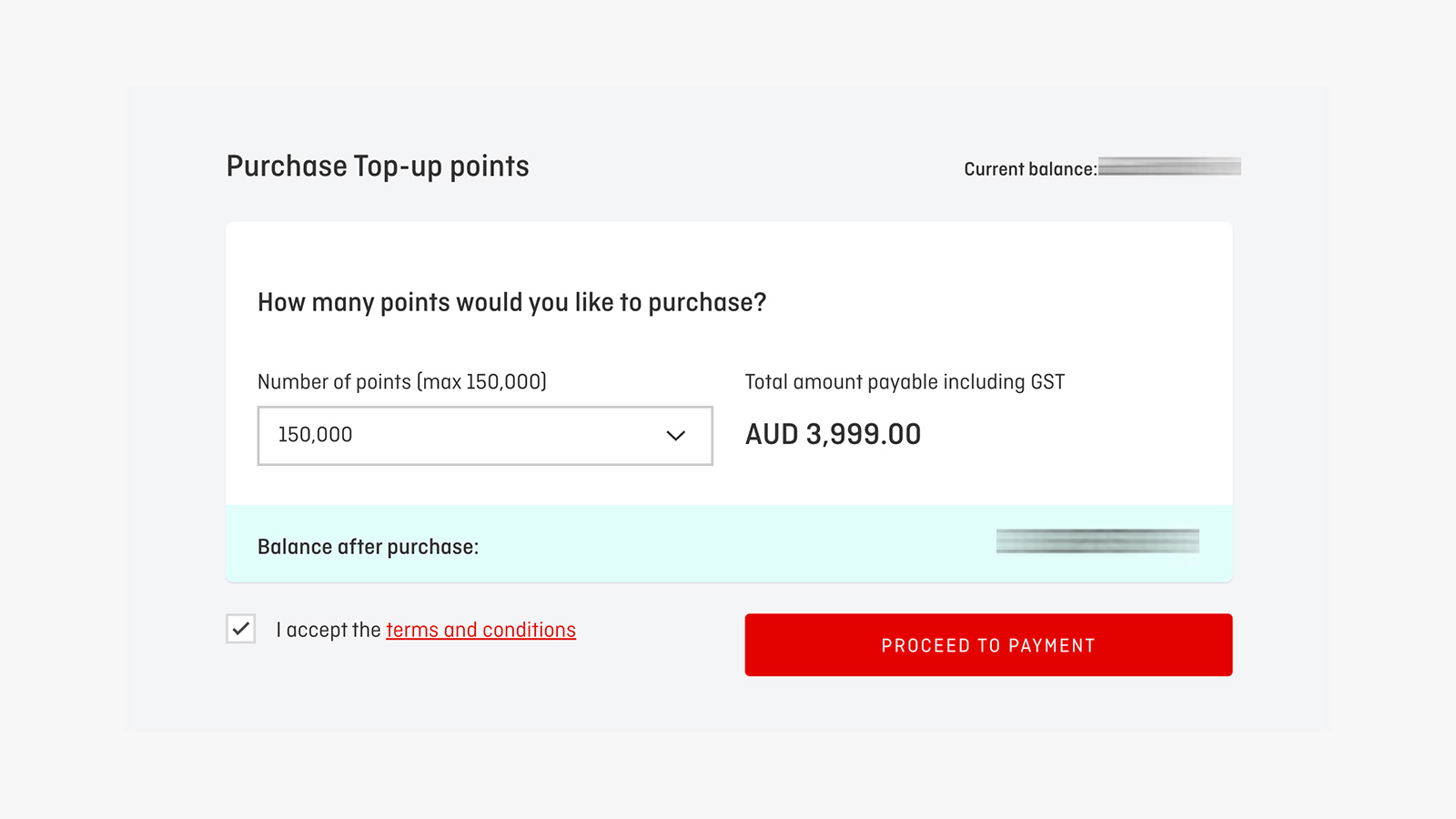 Buying Qantas Points