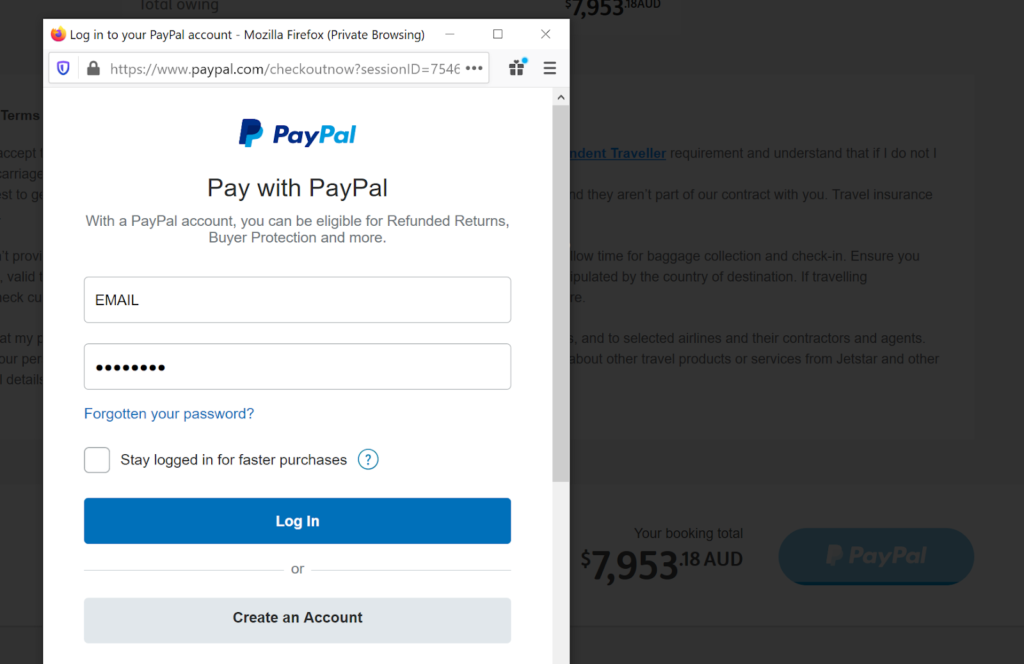 How to select Paypal at checkout 5