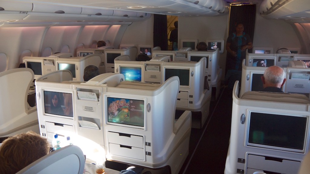Business Class Cabin Fiji Airways