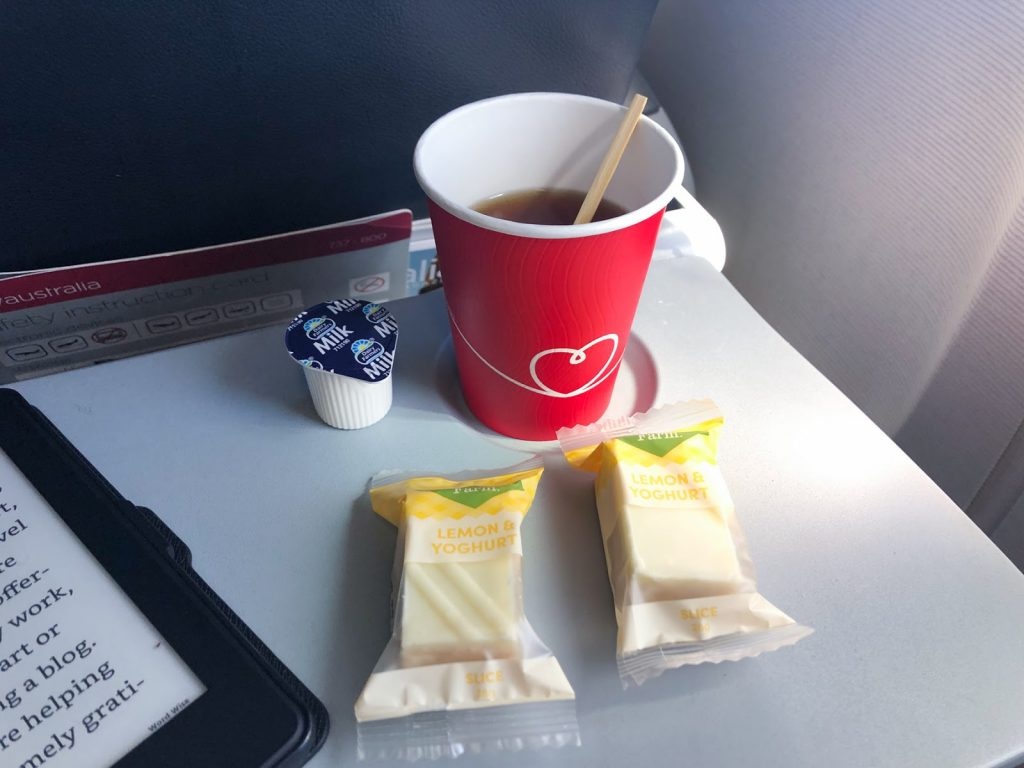 Virgin Australia onboard snacks