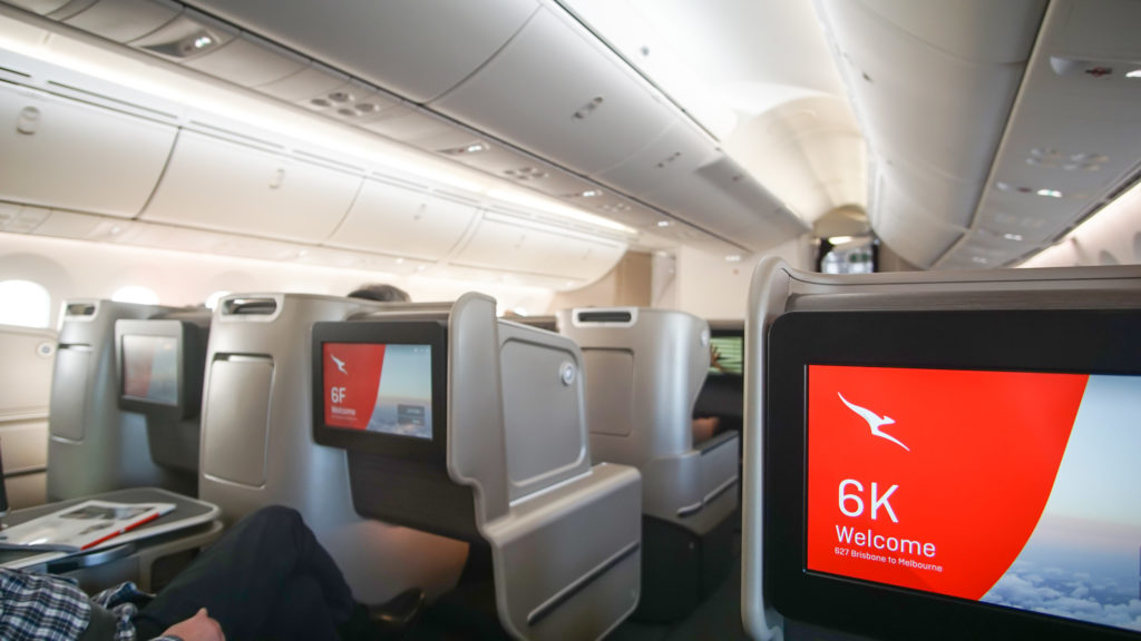 Qantas Boeing 787 Business Class