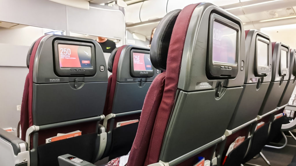 Qantas Airbus A330-200 Economy