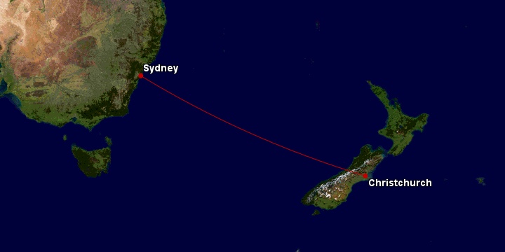 Emirates - Australia to New Zealand