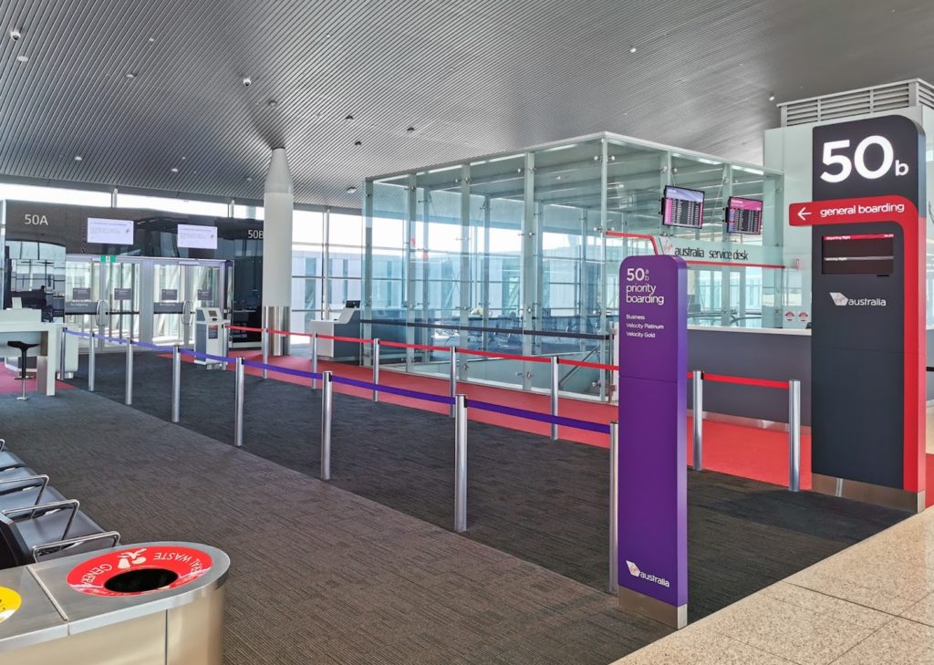 Virgin Australia A330 Boarding Lanes