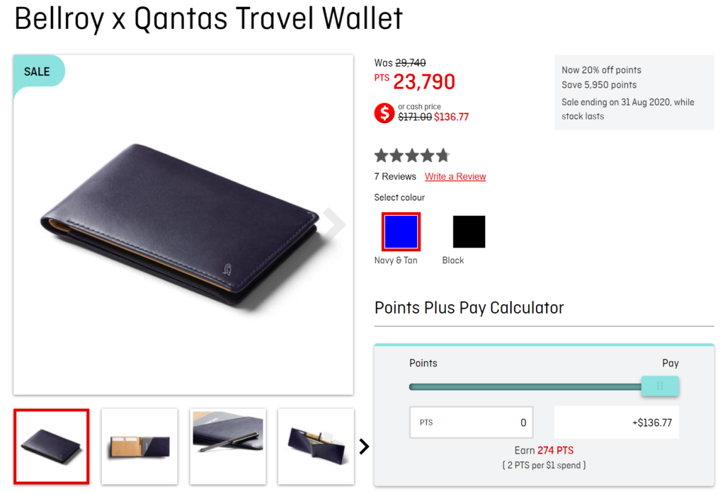 Qantas Bellroy Wallet