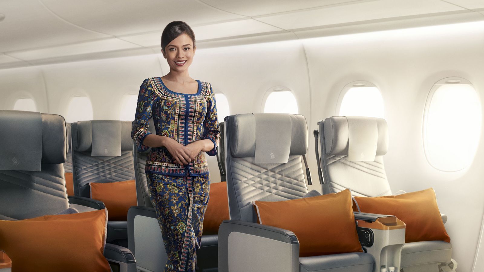 Singapore Airlines premium economy cabin
