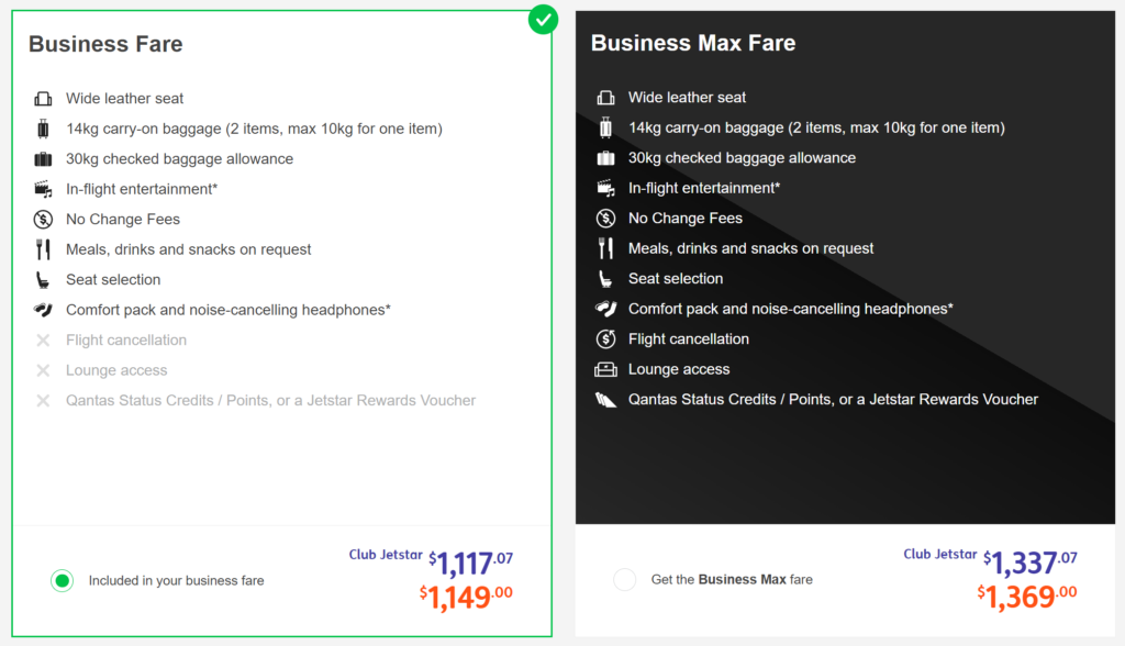 jetstar international baggage allowance