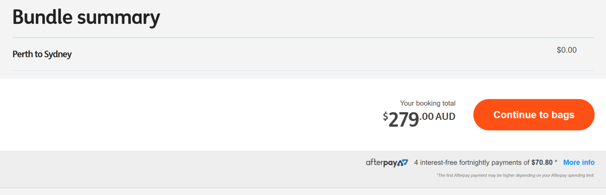 How to use Afterpay to book flights and Point Hacks
