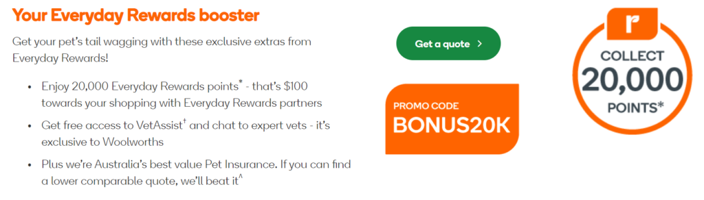 Everyday Rewards Pet Insurance