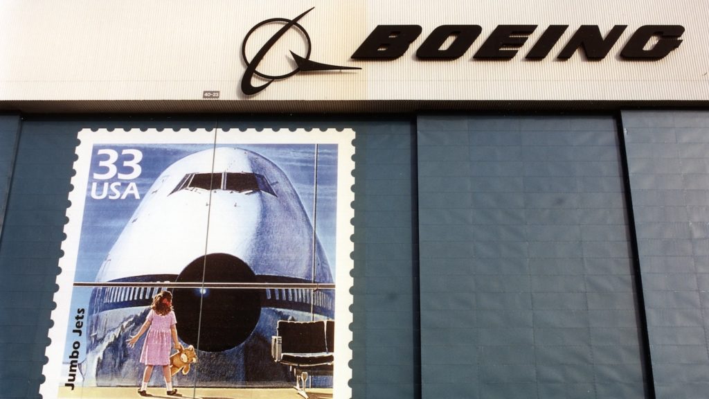Boeing 747 Stamp