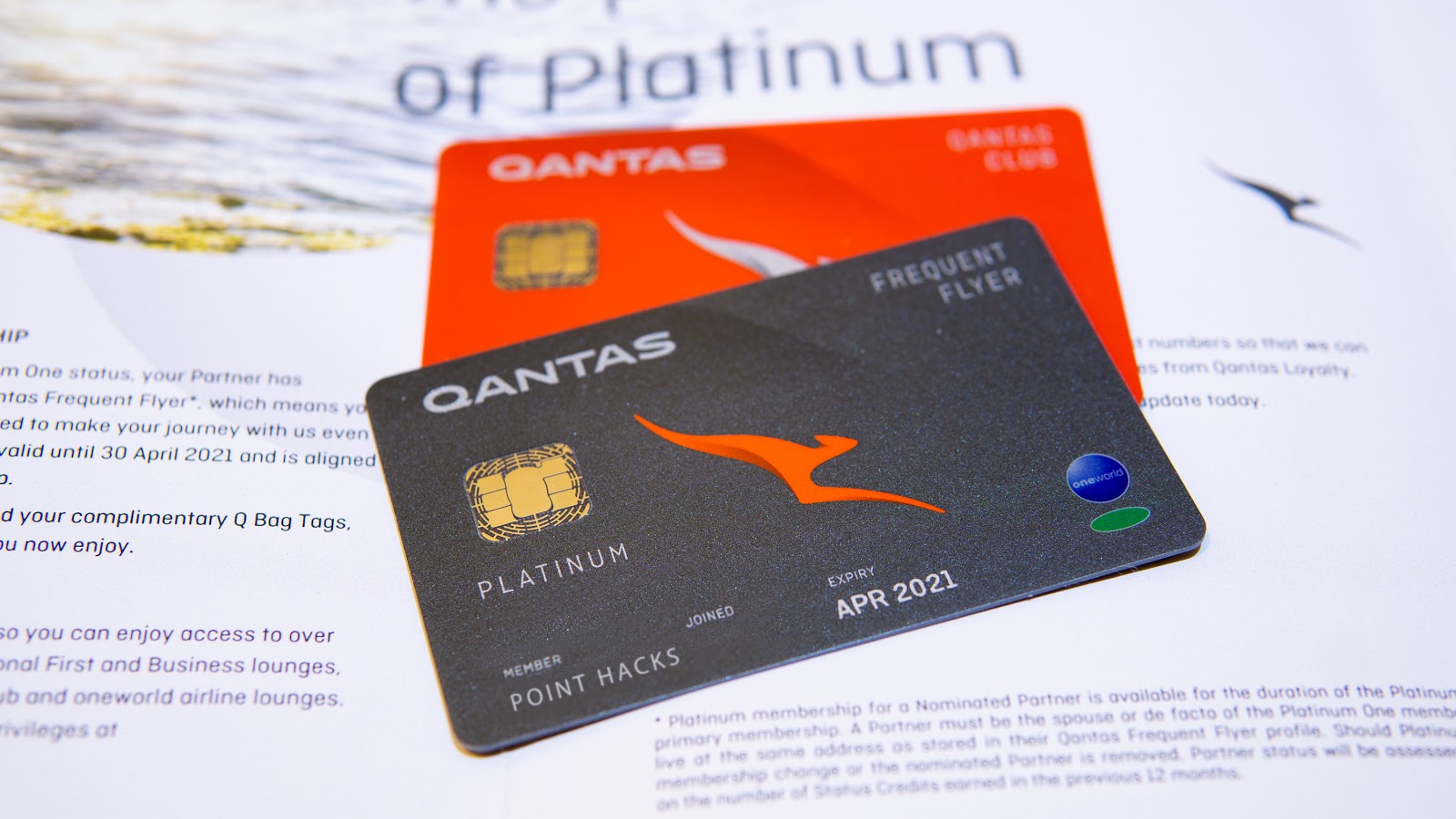 qantas travel card points