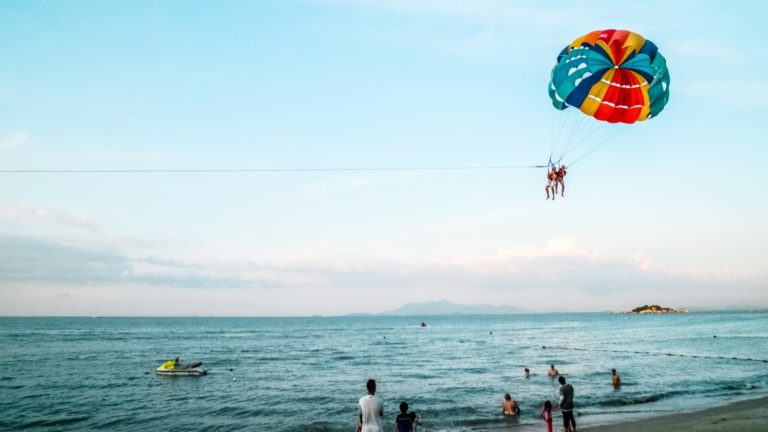 Paragliding at Beach