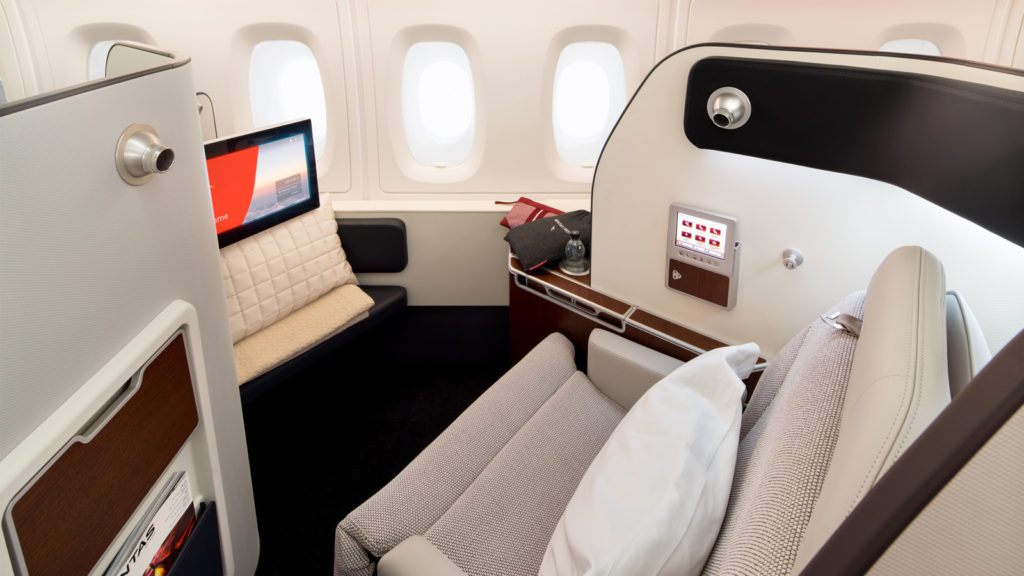 Qantas Airbus A380 First seat