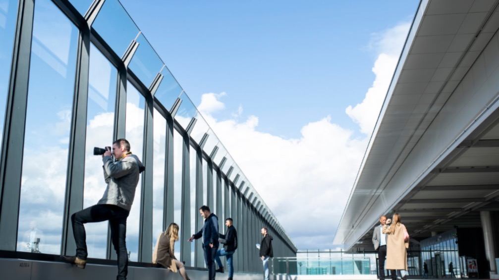 Brandenburg Airport observation deck