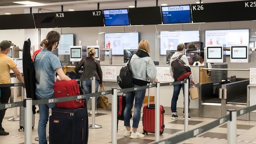 Brandenburg Airport checkin counters