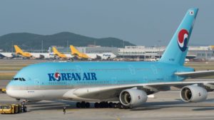 Korean Air A388 on Tarmac