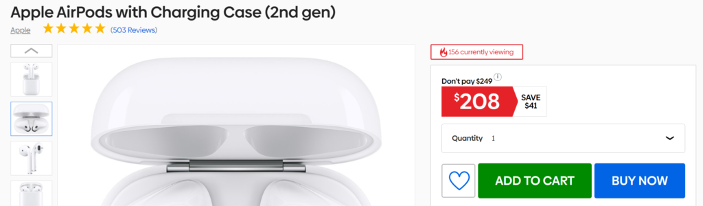 Catch.com.au Apple AirPods