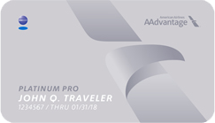 AAdvantage Platinum Pro Card