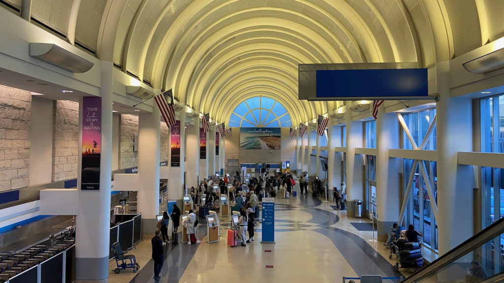 Tom Bradley American Airlines Domestic checkin