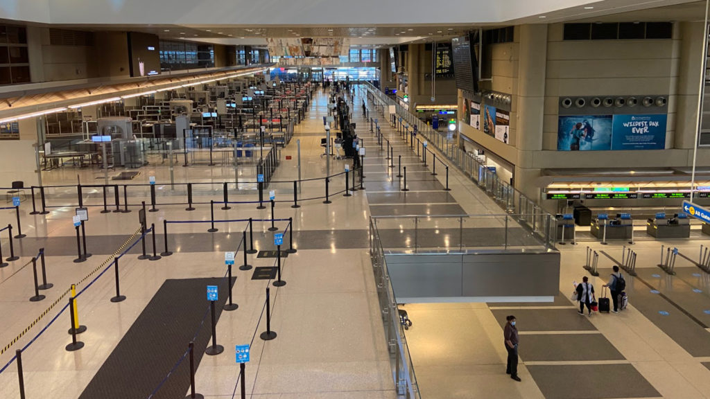 Tom Bradley Internationa check-in counters