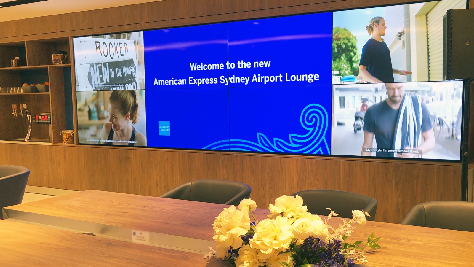 American Express Sydney lounge