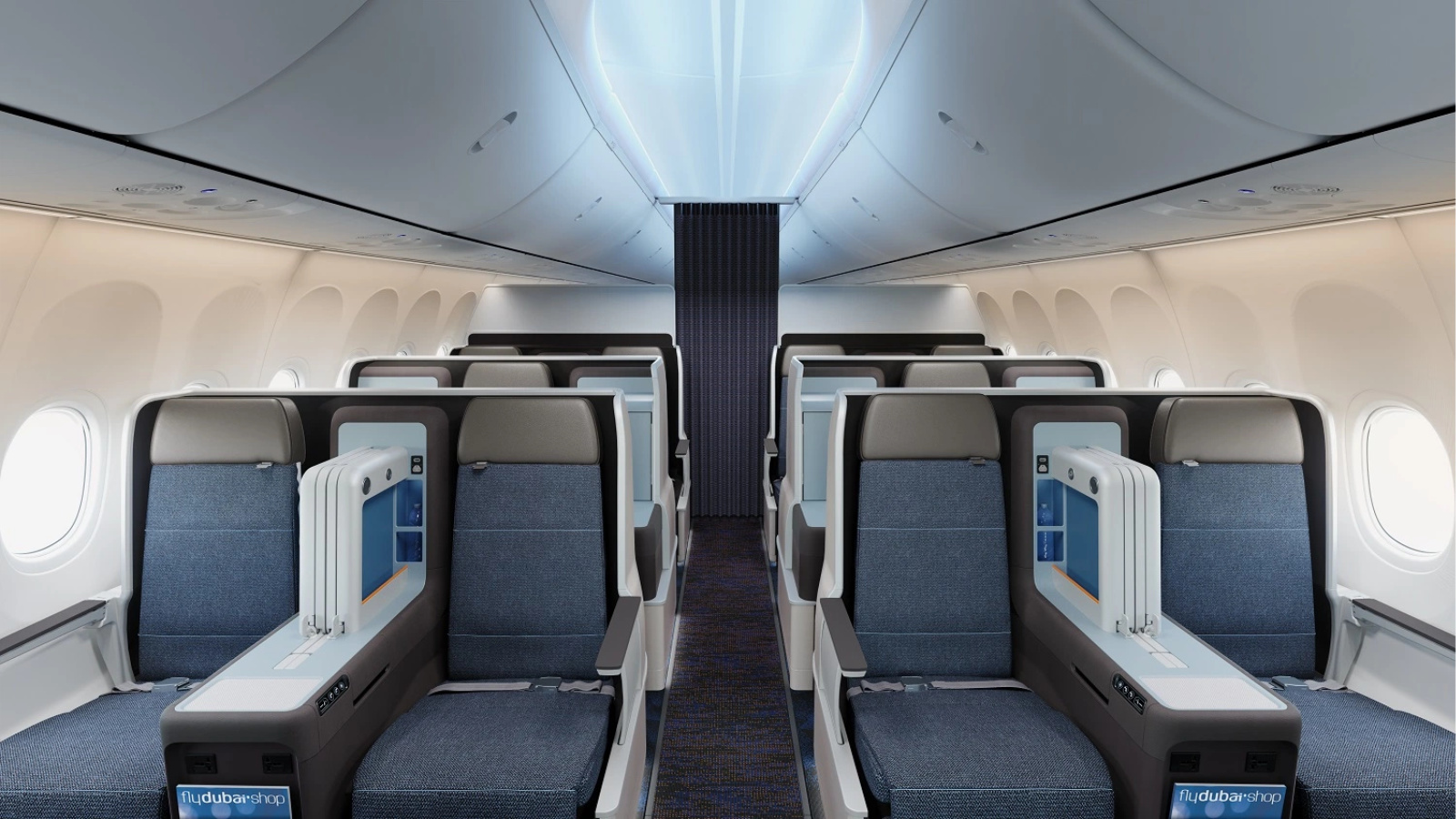 FlyDubai 737 MAX Business Cabin