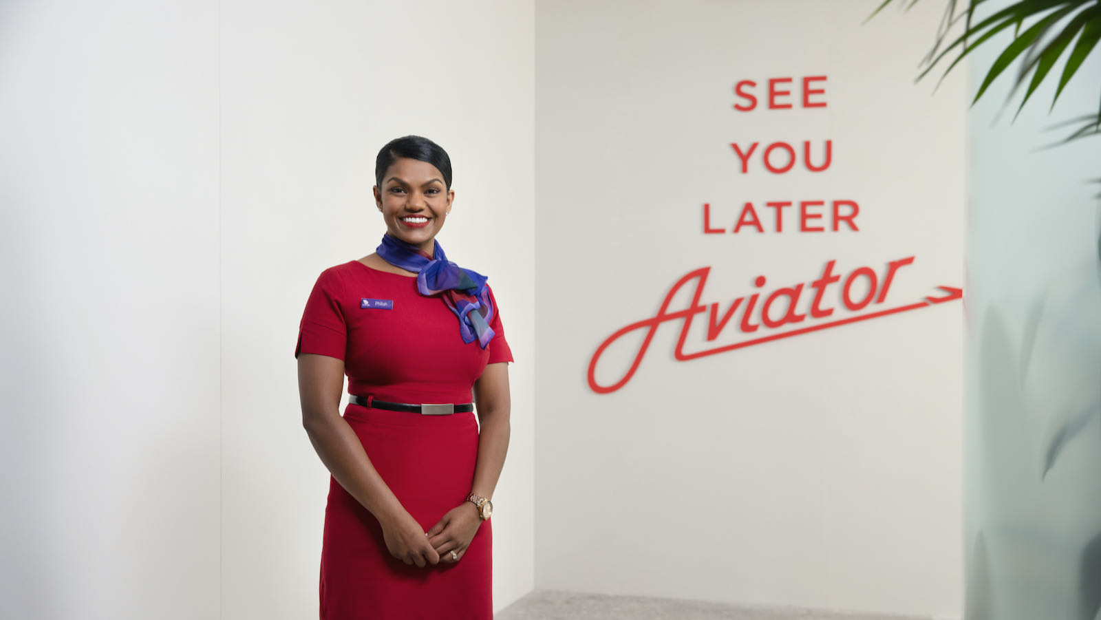 Virgin Australia Adelaide Lounge goodbye (exit) moment