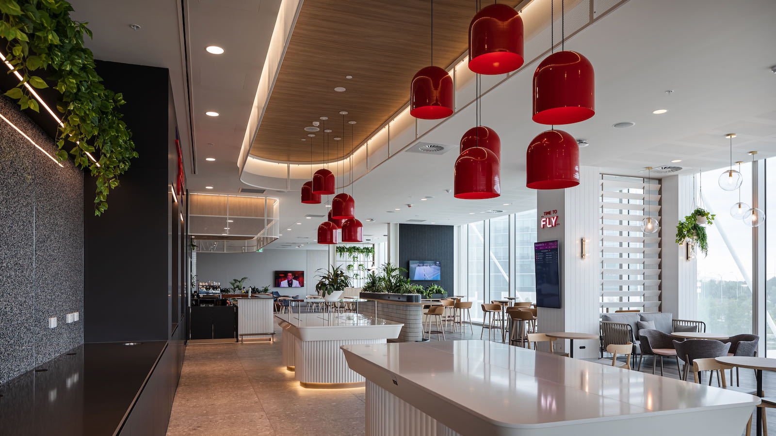 Virgin Australia Adelaide Lounge servery