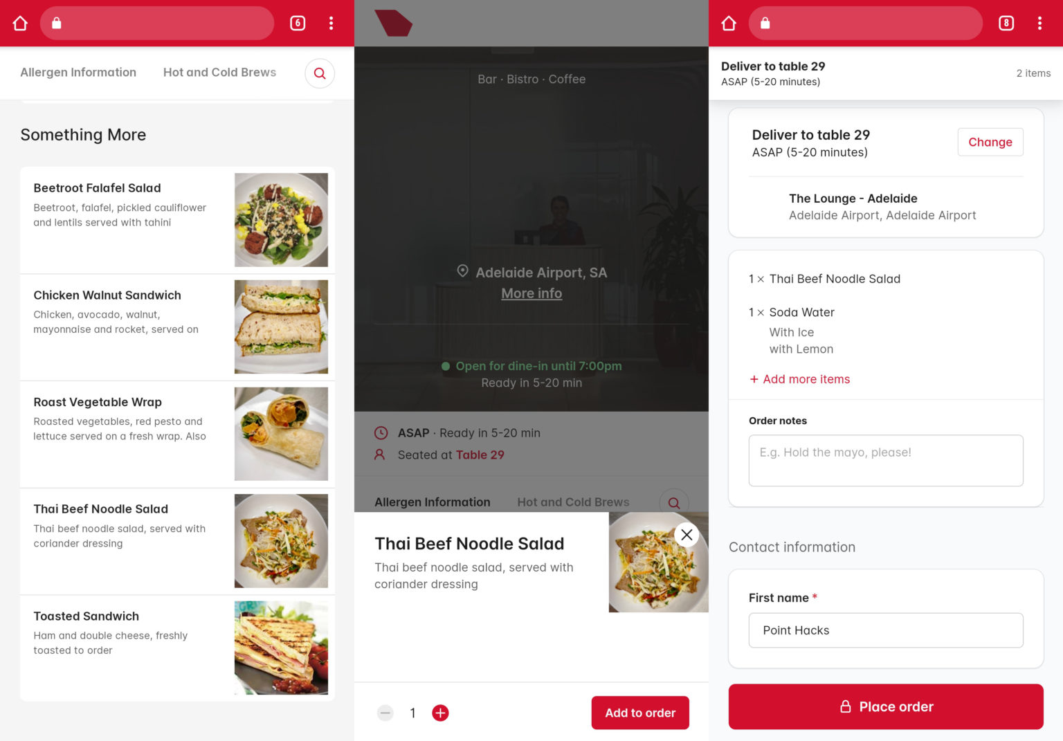 Virgin to trial table service, introduce new menu in lounges Point Hacks
