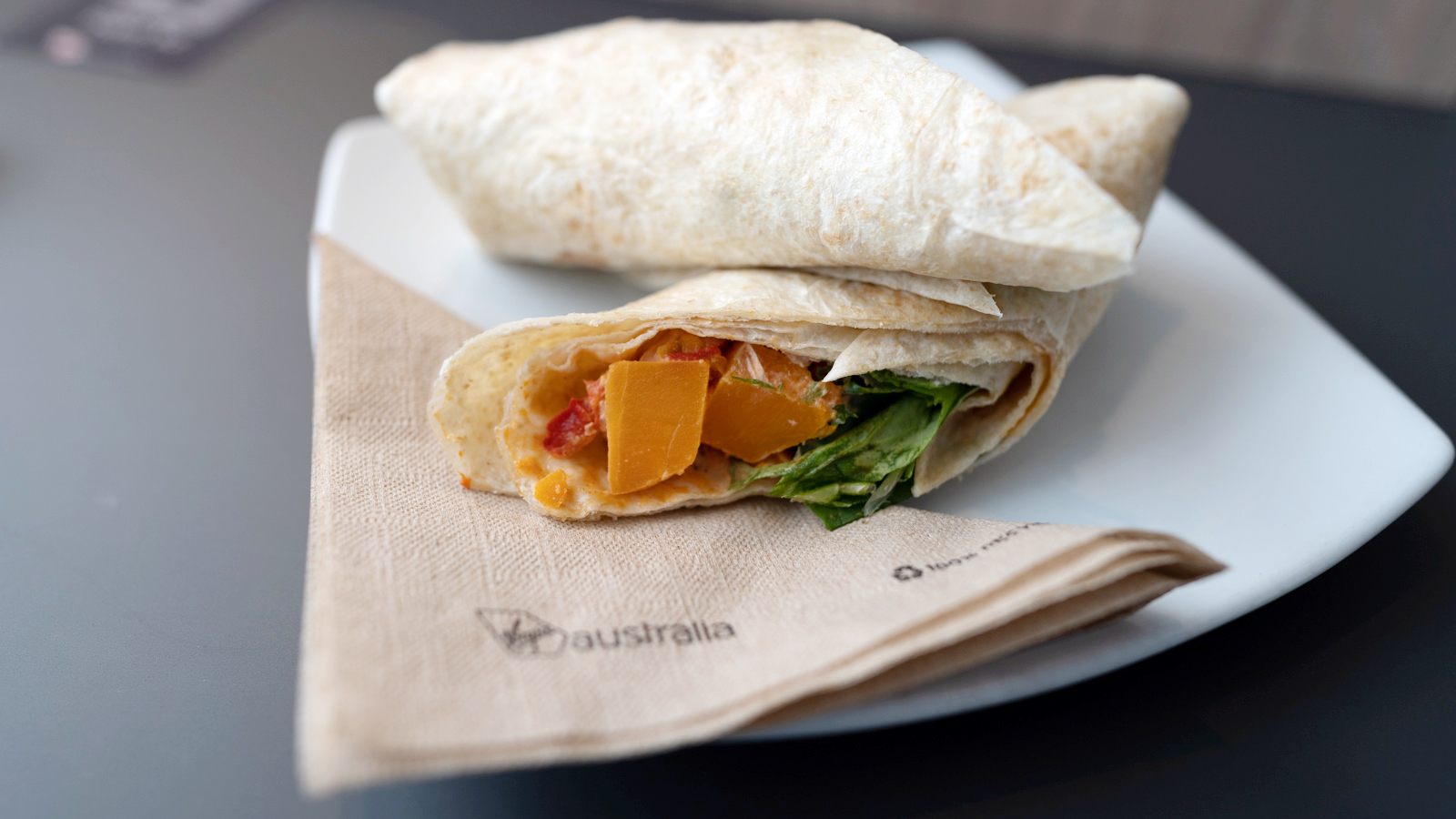 Virgin Lounge Veggie Wrap