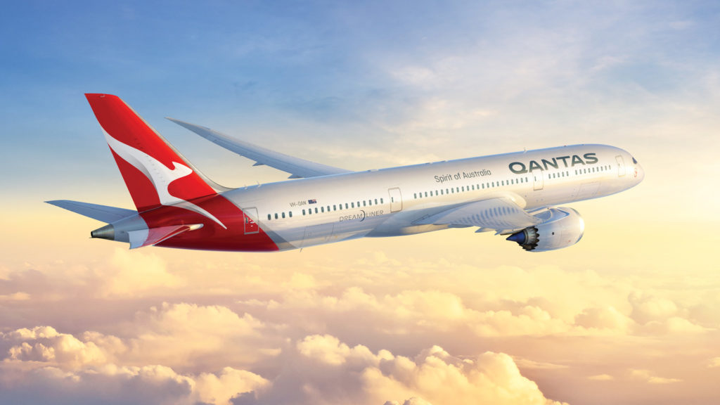 Qantas Dreamliner 787 Sky