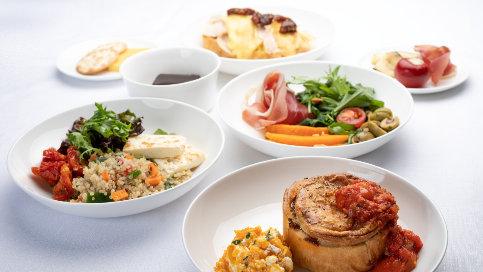 Virgin Australia Business Class Lunch and Dinner