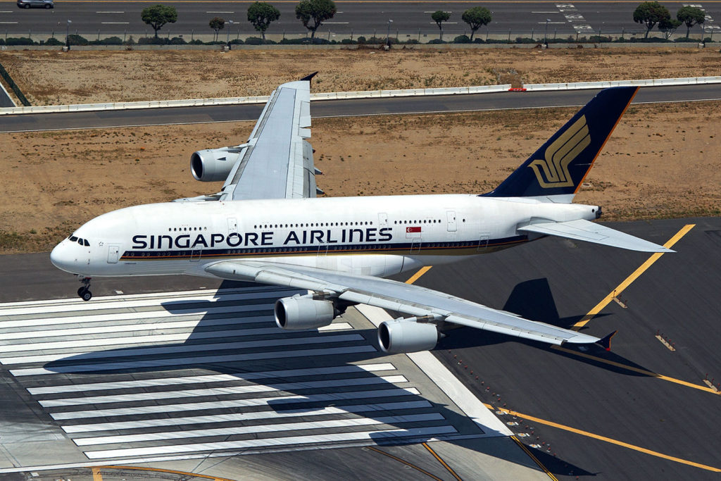 Singapore Airlines A388 Airplane