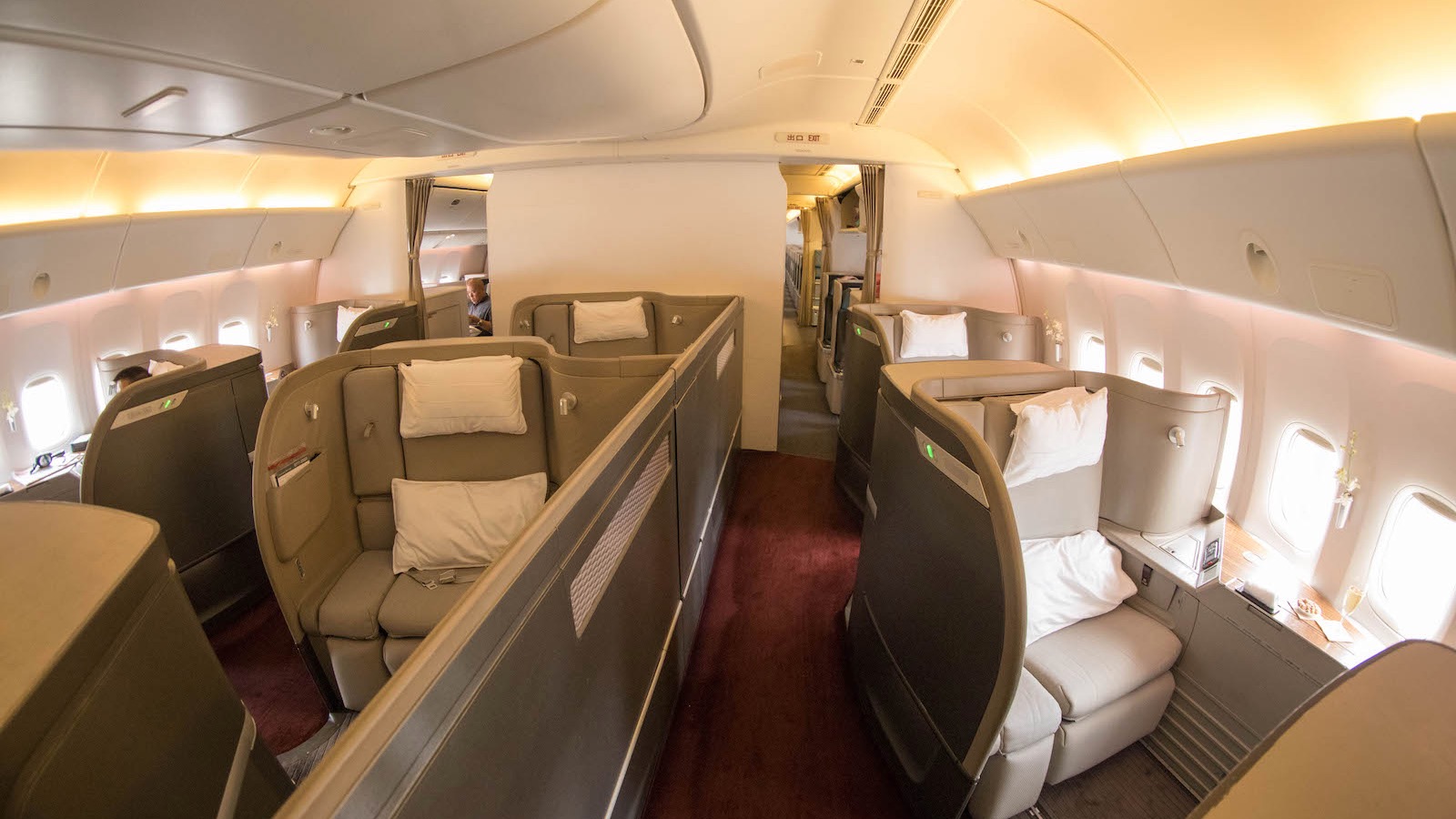 Cathay Pacific First Class Cabin