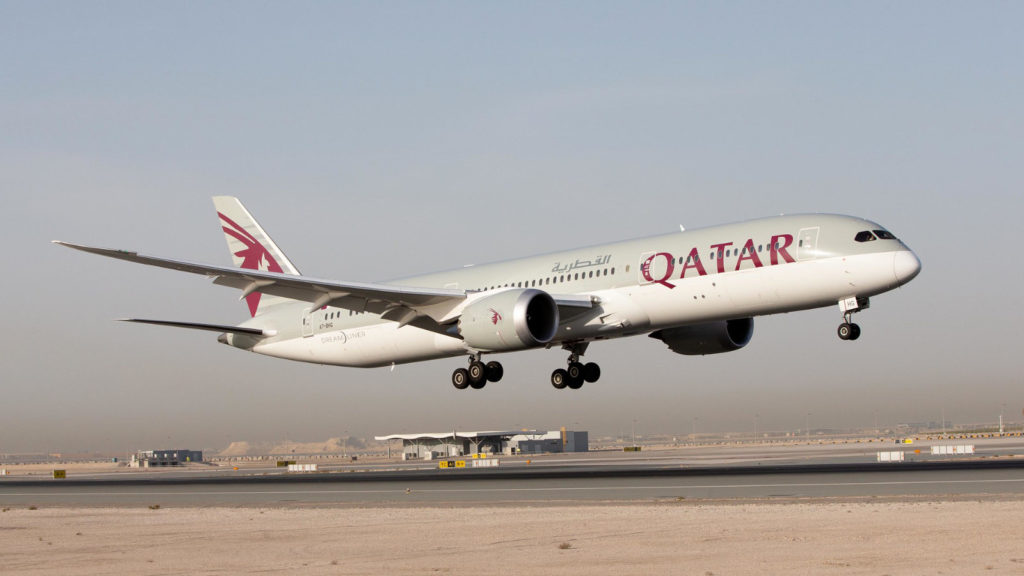 Qatar Airways Boeing 787-9 TakeOff