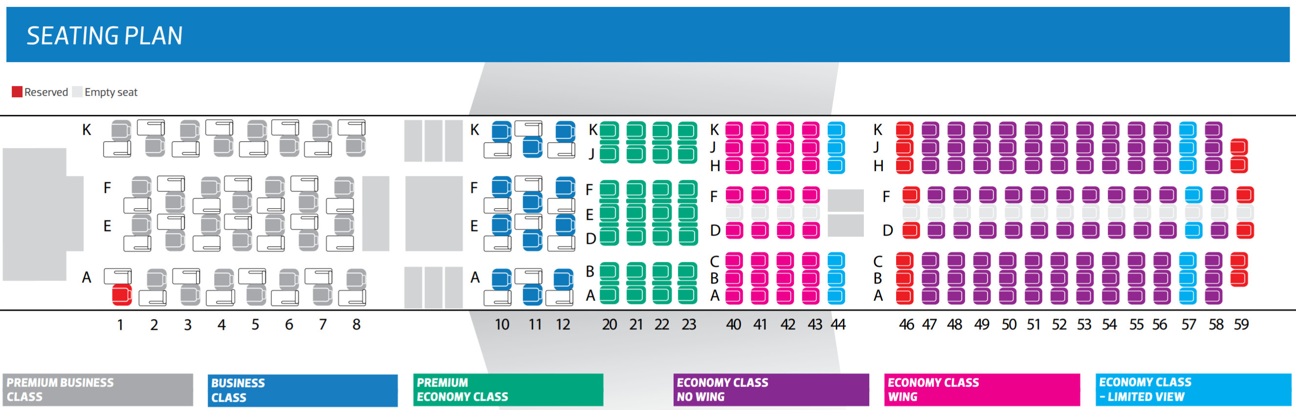 Chimu Adventures 787 seat map