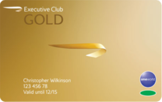 British Airways Executive Club Gold