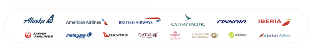 One world store airlines list