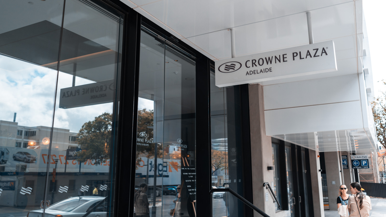 Crowne Plaza Adelaide entrance