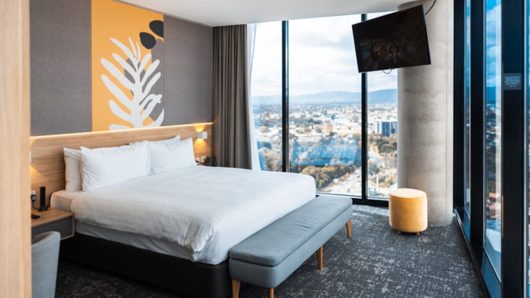 Crowne Plaza Adelaide corner room