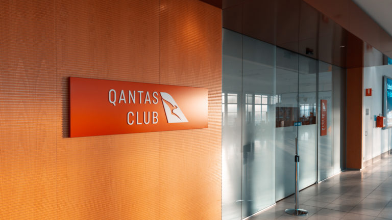 Qantas Club Adelaide entrance