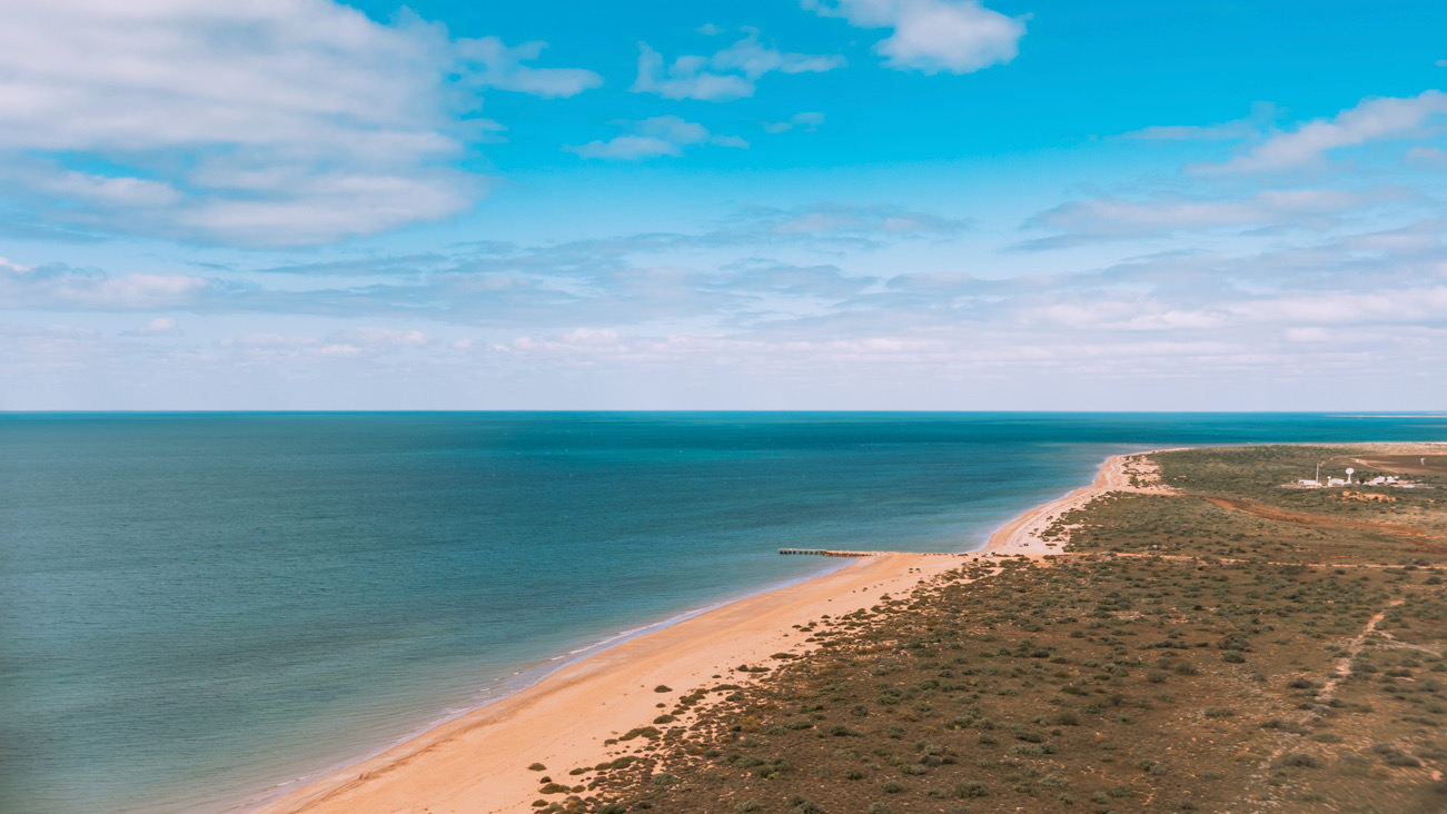 Exmouth shoreline