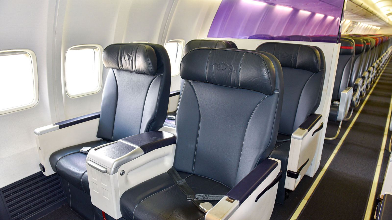 Rex Boeing 737 Business Class cabin