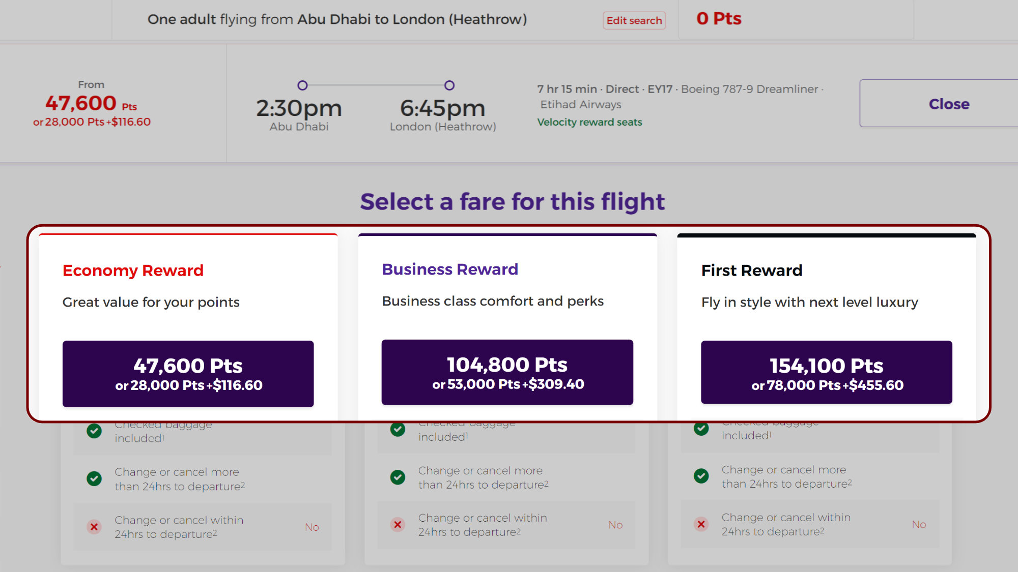 Velocity brings back Singapore Airlines Business rewards Point Hacks
